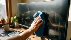 Wie man den Bildschirm eines Monitors, Laptops und Fernsehers richtig reinigt